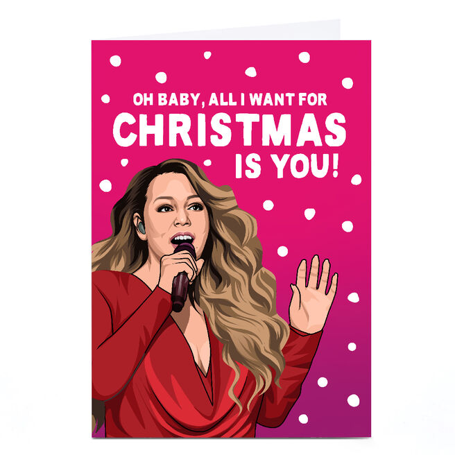 Personalised All Things Banter Christmas Card - All I Want For Christmas Is You