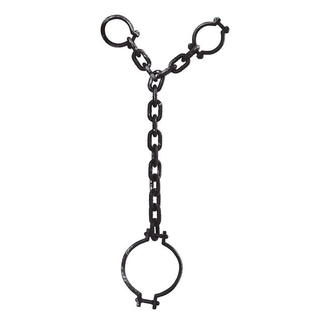 Fancy Dress Neck & Hand Shackles Prop