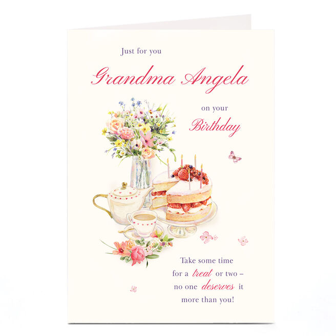 Personalised Birthday Card - A Treat Or Two