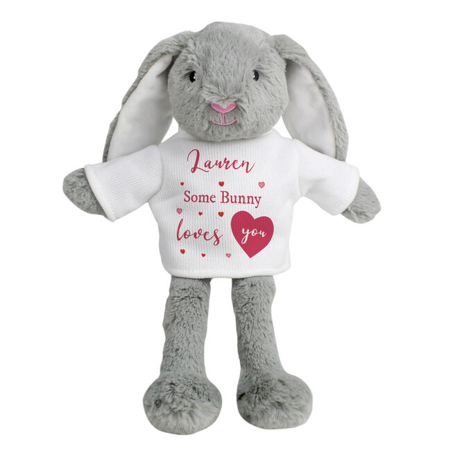 Personalised Some Bunny Loves You Soft Toy