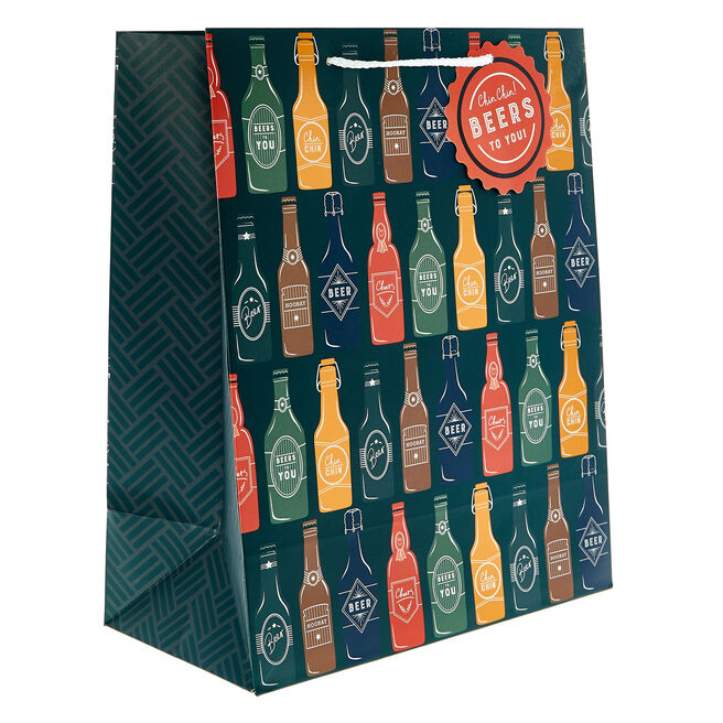 Large Portrait Gift Bag - Beers To You