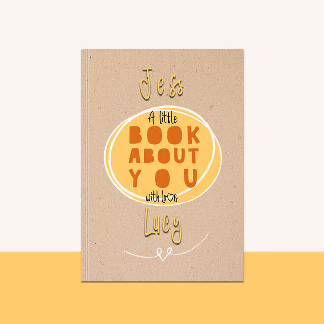 Personalised Fill In With Your Words Book About Friends Softback