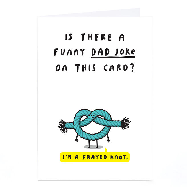 Personalised Mungo & Shoddy Father's Day Card - Frayed Knot