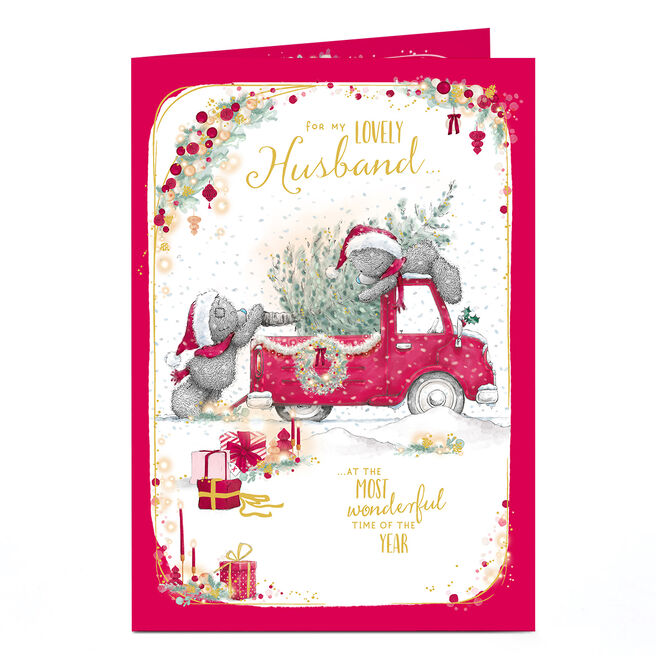 Tatty Teddy Christmas Card - Husband