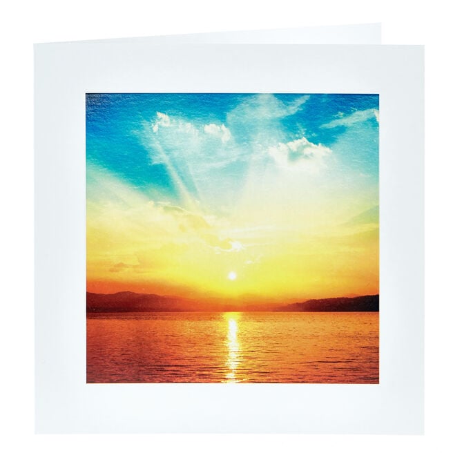 Any Occasion Card - Sunset Over The Sea