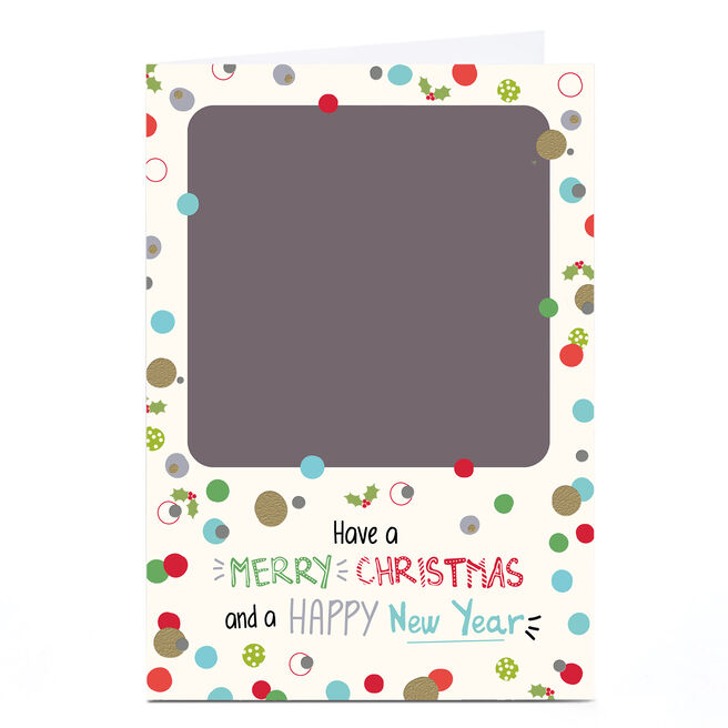Photo Business Christmas Card - Merry Christmas & Happy New Year