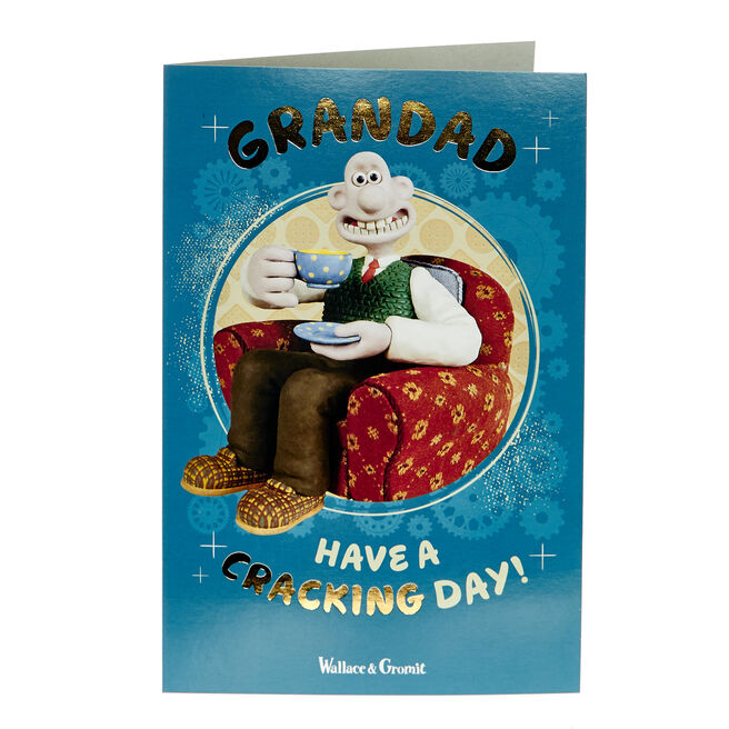 Grandad Cracking Day Wallace & Gromit Birthday Card