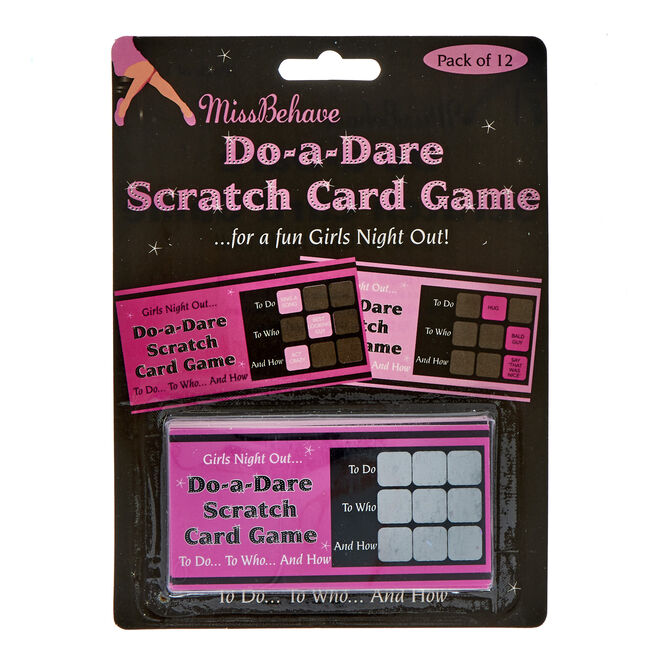 Hen Party Do A Dare Scratch Card Game