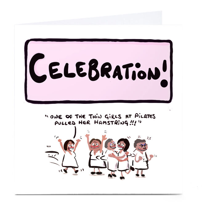 Personalised Do Something David Birthday Card - Pilates Celebration