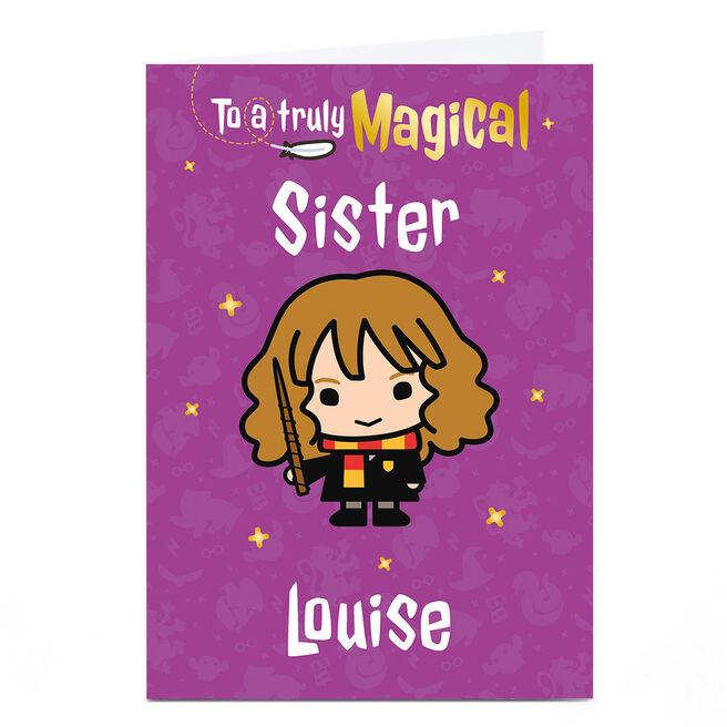 Personalised Harry Potter Card - Truly Magical (Hermione)