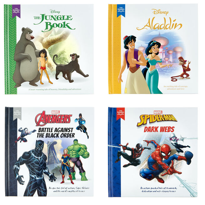 Little Readers Disney Heroes & Favourites Books - Set Of 4 