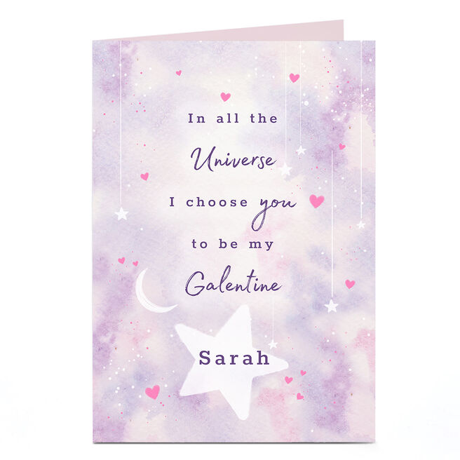 Personalised Valentine's Day Card - To Be My Galentine