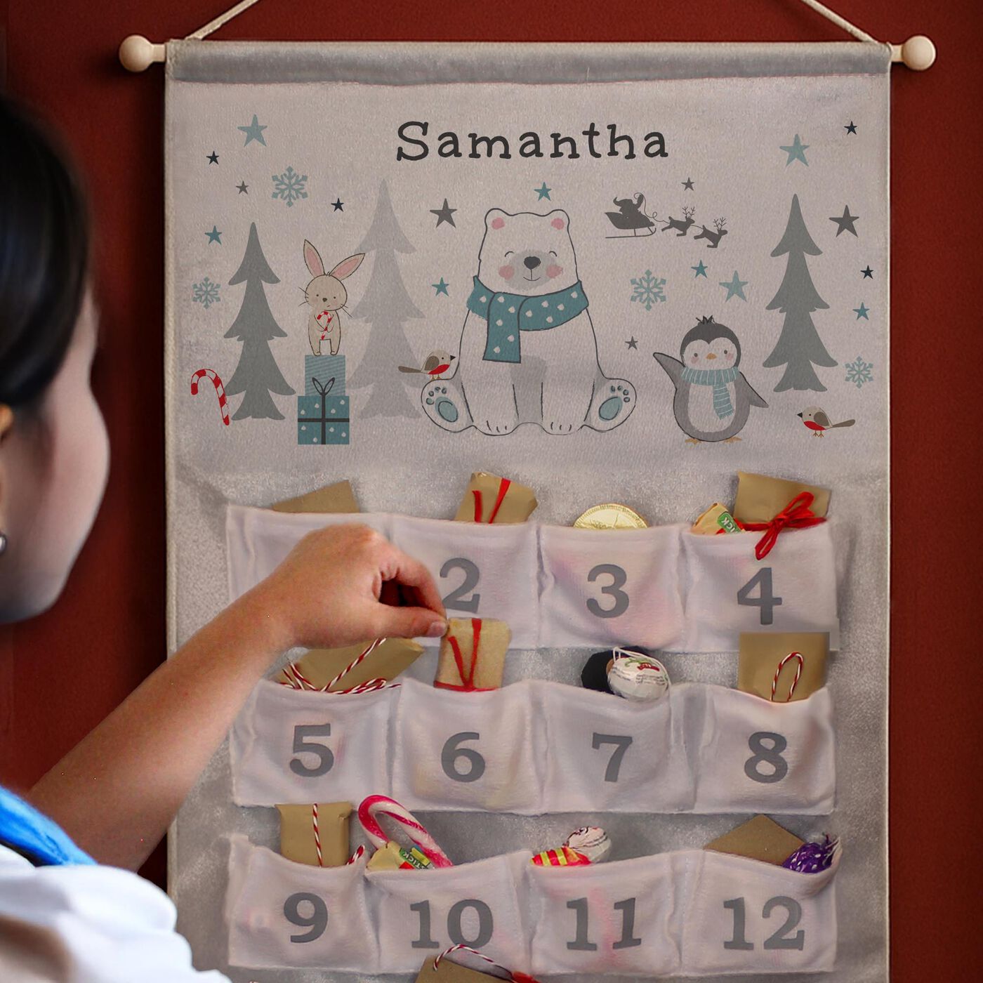 Buy Personalised Polar Bear Advent Calendar for GBP 22.99 | Card Factory UK