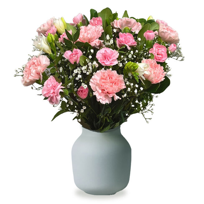 Pastel Carnation Flower Bouquet
