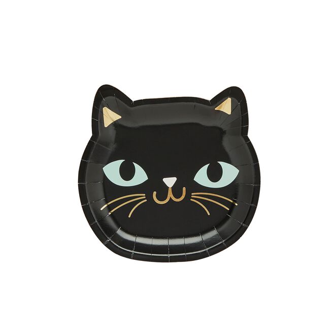 Cat Paper Plates - Pack of 8