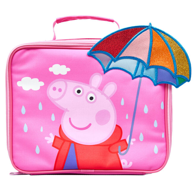 Peppa Pig Glitter Umbrella Lunch Bag