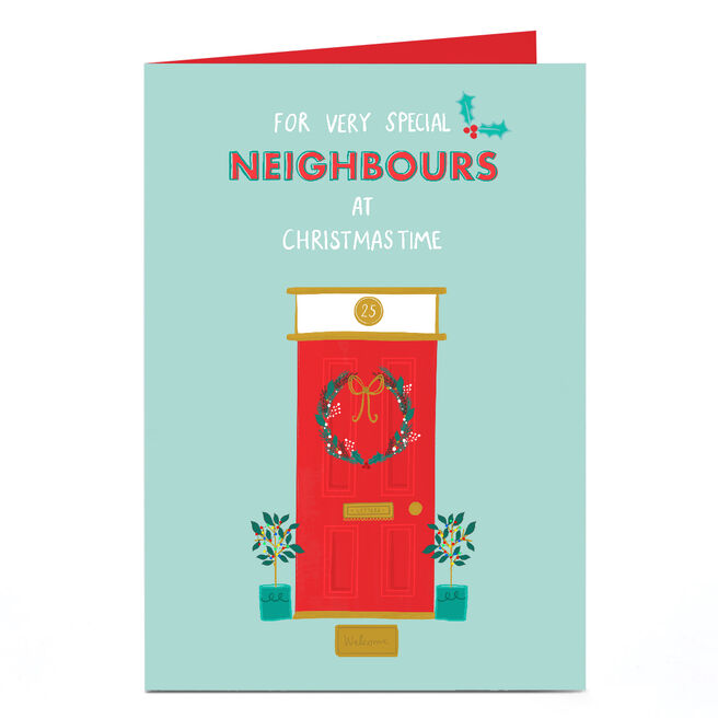 Personalised Christmas Card - Neighbours at Christmas Time