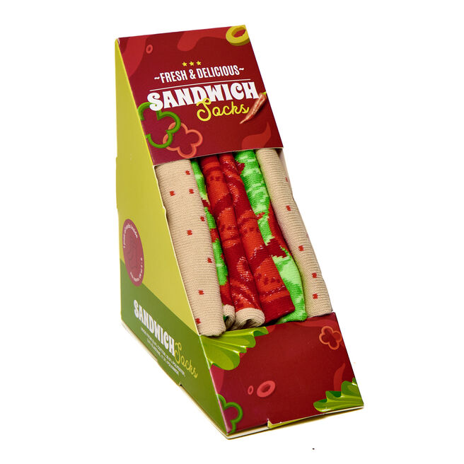 Sandwich Socks - 1 Pair