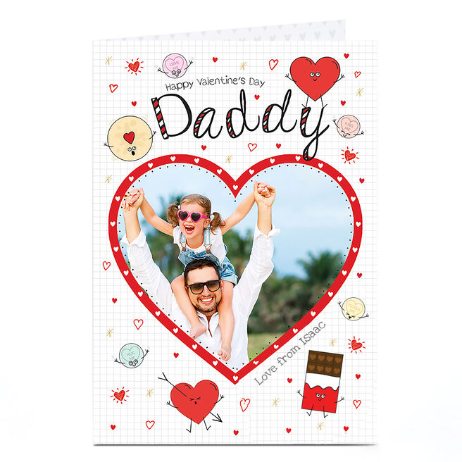 Photo Upload Valentine's Card - Sweet Daddy