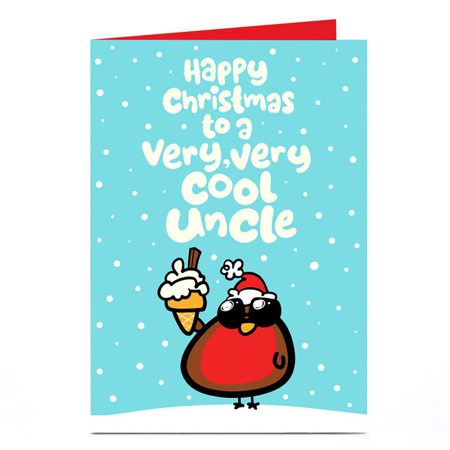 Personalised Fruitloops Christmas Card - Cool Uncle
