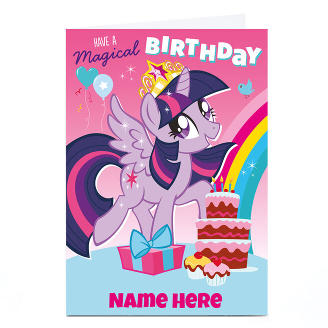 Personalised Birthday Card - My Little Pony