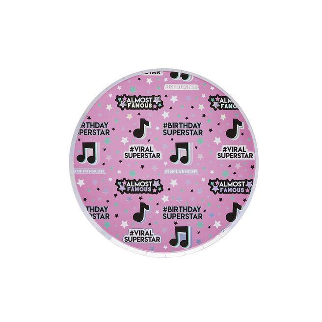 Let's Dance Birthday Paper Plates - Pack of 8