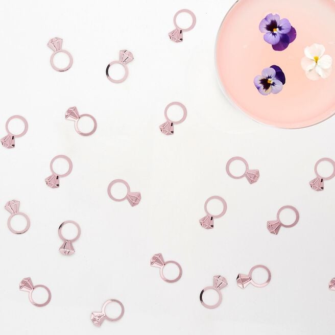 Rose Gold Ring Table Scatter