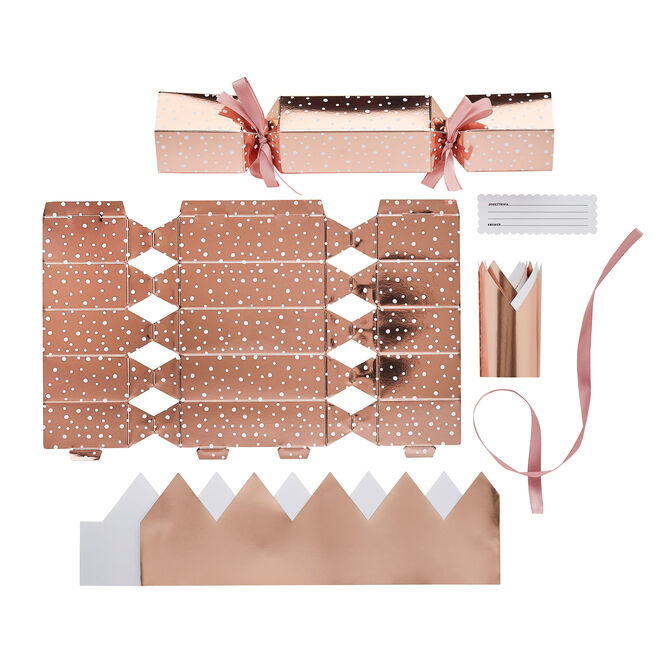 DIY Rose Gold Cracker Kit - Pack of 6