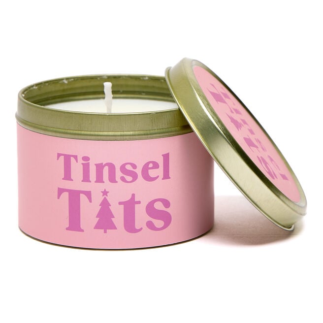 Tinsel Tits Lime & Basil Scented Candle