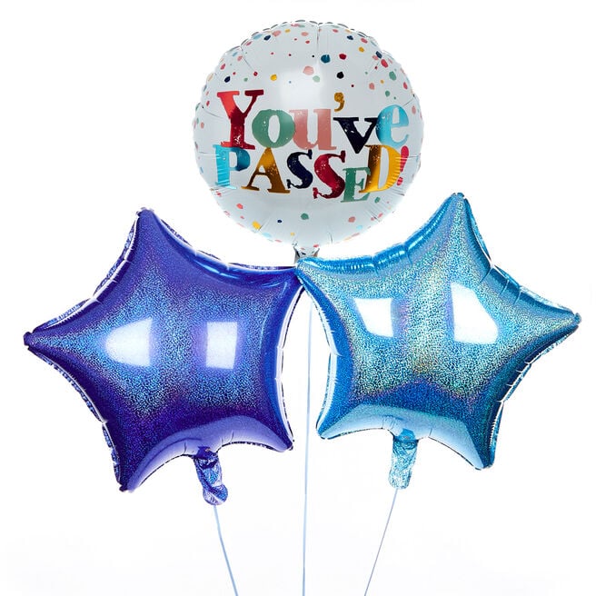 You've Passed Balloon Bouquet - DELIVERED INFLATED!