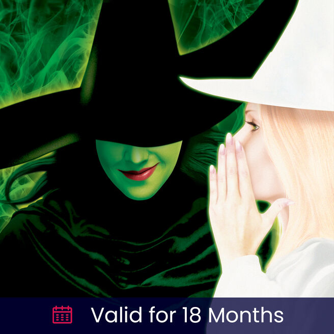 Tickets to Wicked and a Meal for 2 Gift Experience Day