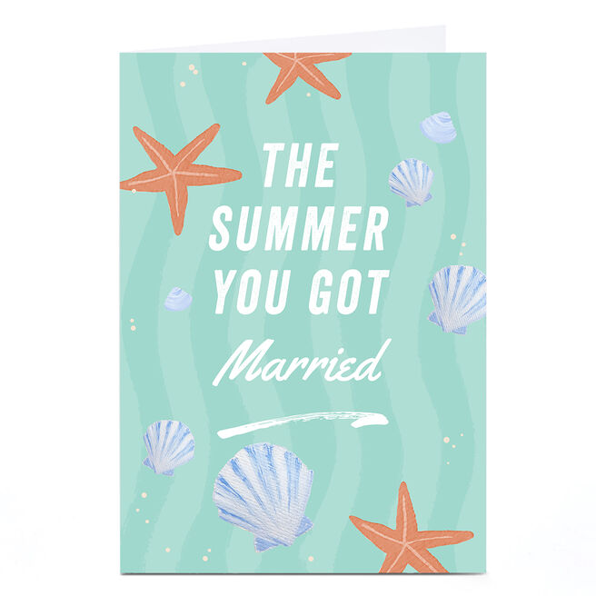 Personalised Wedding Card - The Summer You Got Married