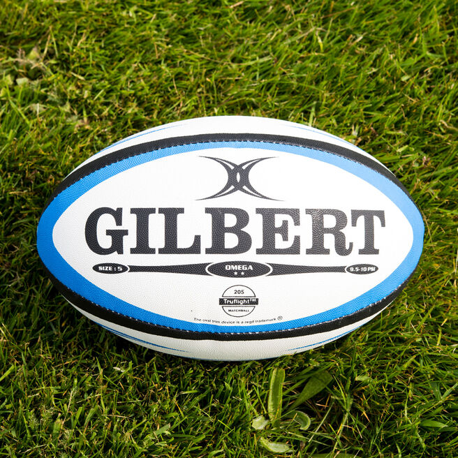 Personalised Gilbert Omega Rugby Ball - Name