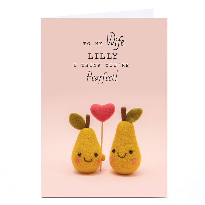 Personalised Lemon and Sugar Card - Pearfect Wife