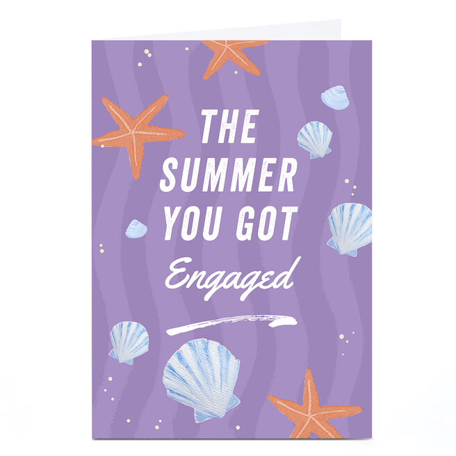 Personalised Engagement Card - The Summer You Got Engaged