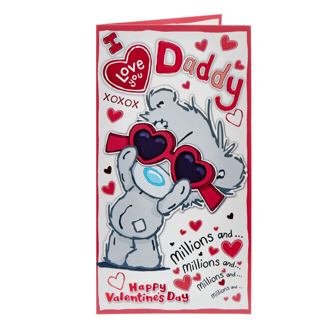 Daddy Love You Millions Tatty Teddy Valentine's Day Card