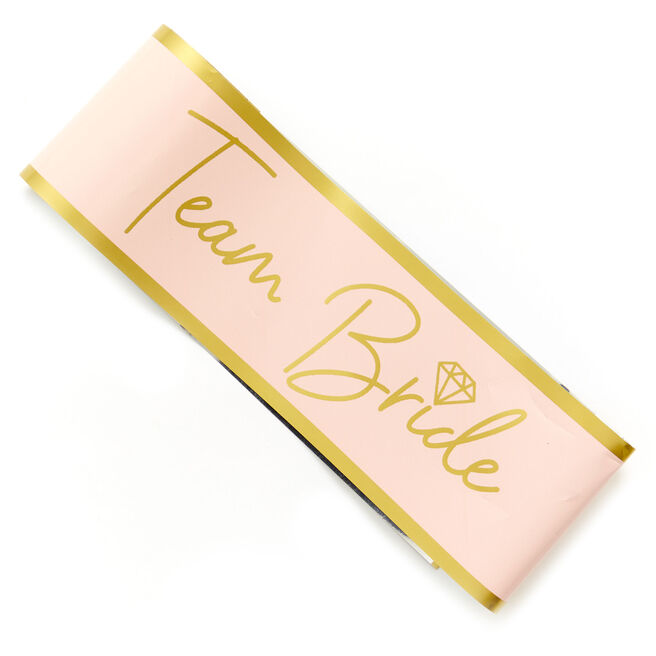 Team Bride Hen Party Sashes - Pack of 6