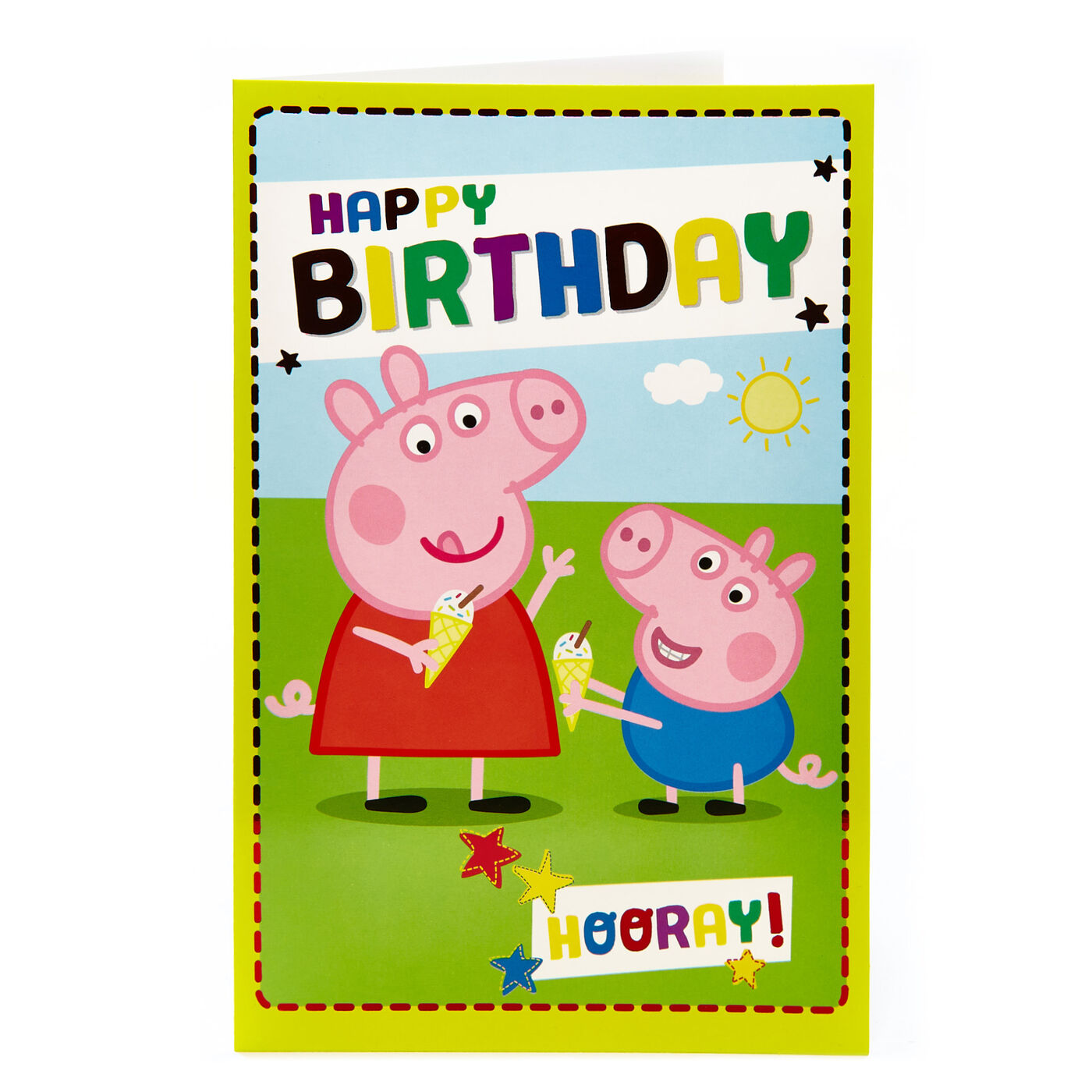 Buy Peppa Pig Birthday Card - Hooray! for GBP 0.99 | Card Factory UK
