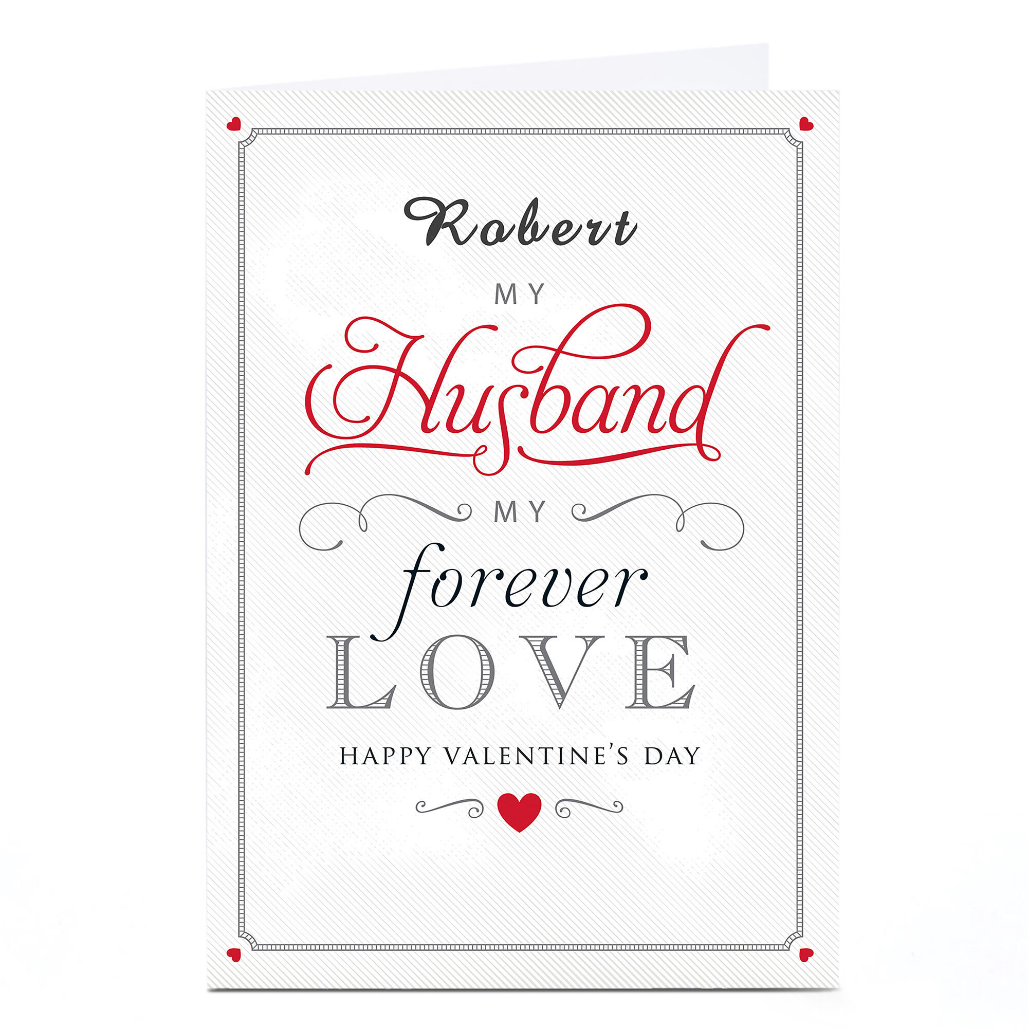 personalised valentines cards for him