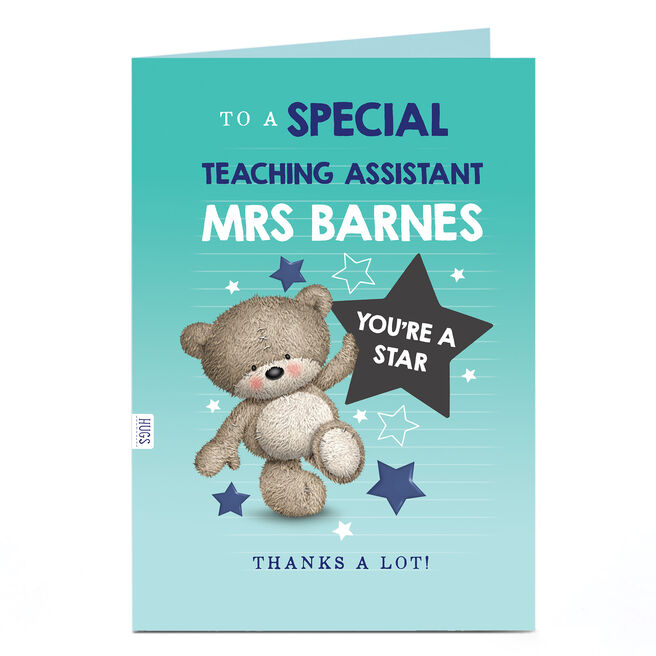 Personalised Thank You Teaching Assistant Card - You're A Star