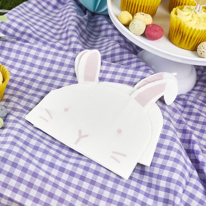 Bunny Paper Napkins - Pack of 16