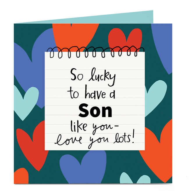 Personalised Valentine's Day Card - Notepad