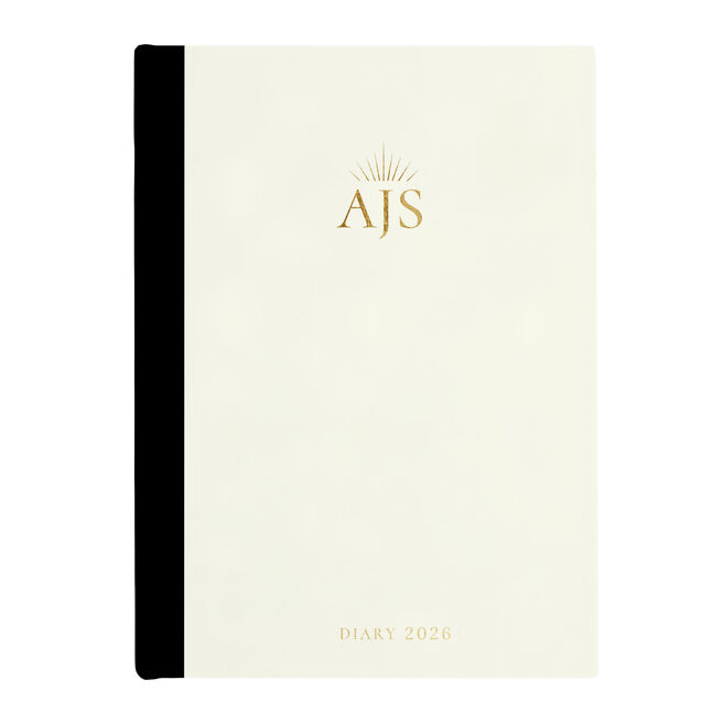 Personalised Diary - Baroque Monogram