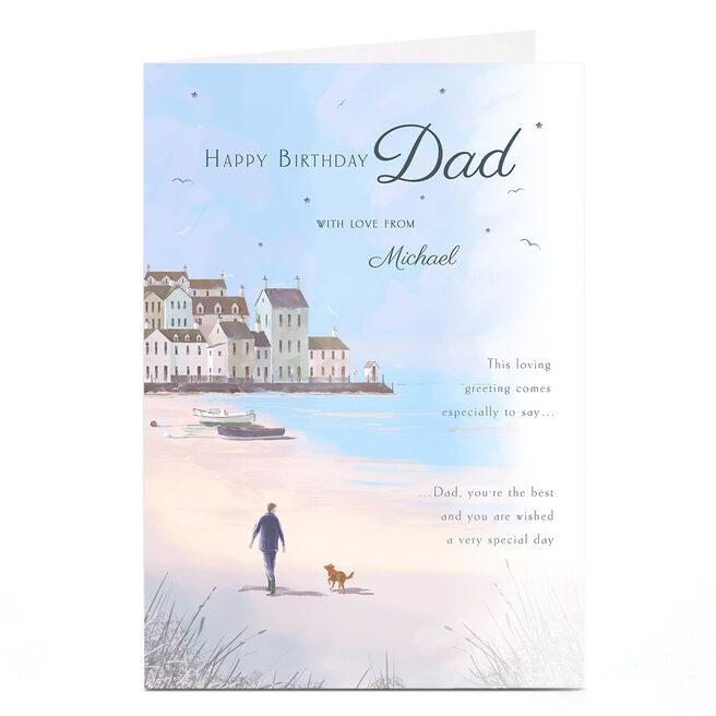 Personalised Birthday Card - Dad This Loving Greeting