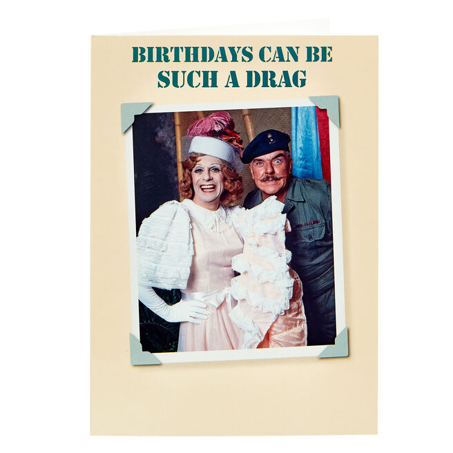 It Ain't Half Hot Mum Birthday Card - Such A Drag