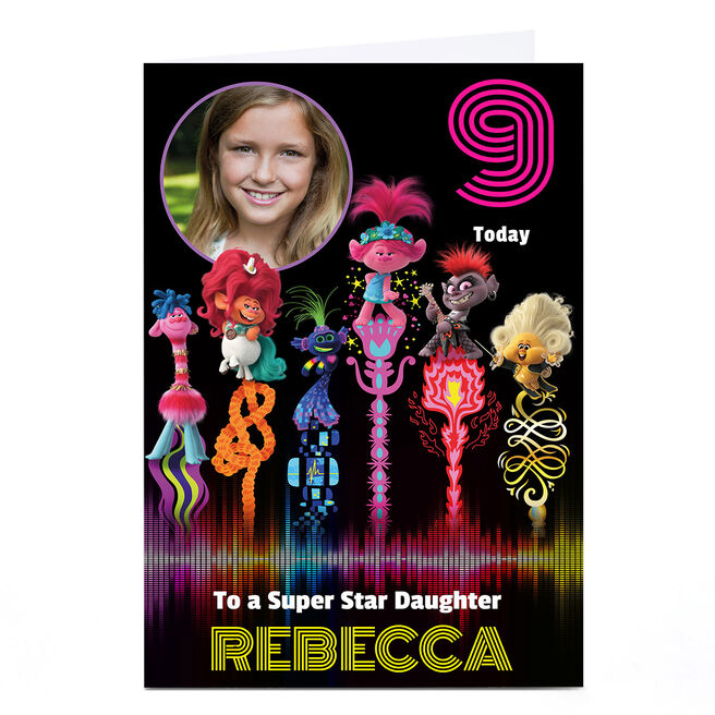 Trolls Photo Card - Superstar Daughter