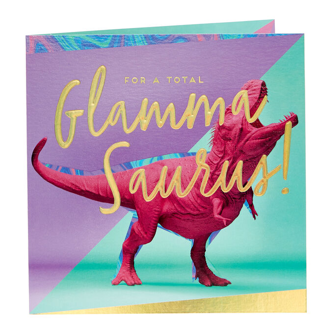Any Occasion Card - Glamma Saurus