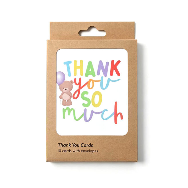 Hugs Thank You Cards - Pack of 10
