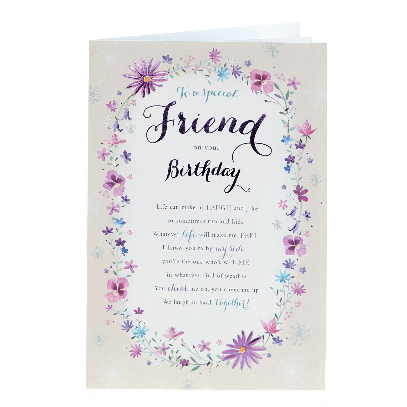 Buy Birthday Card Special Female Friend Flowers for GBP 0.99 Card