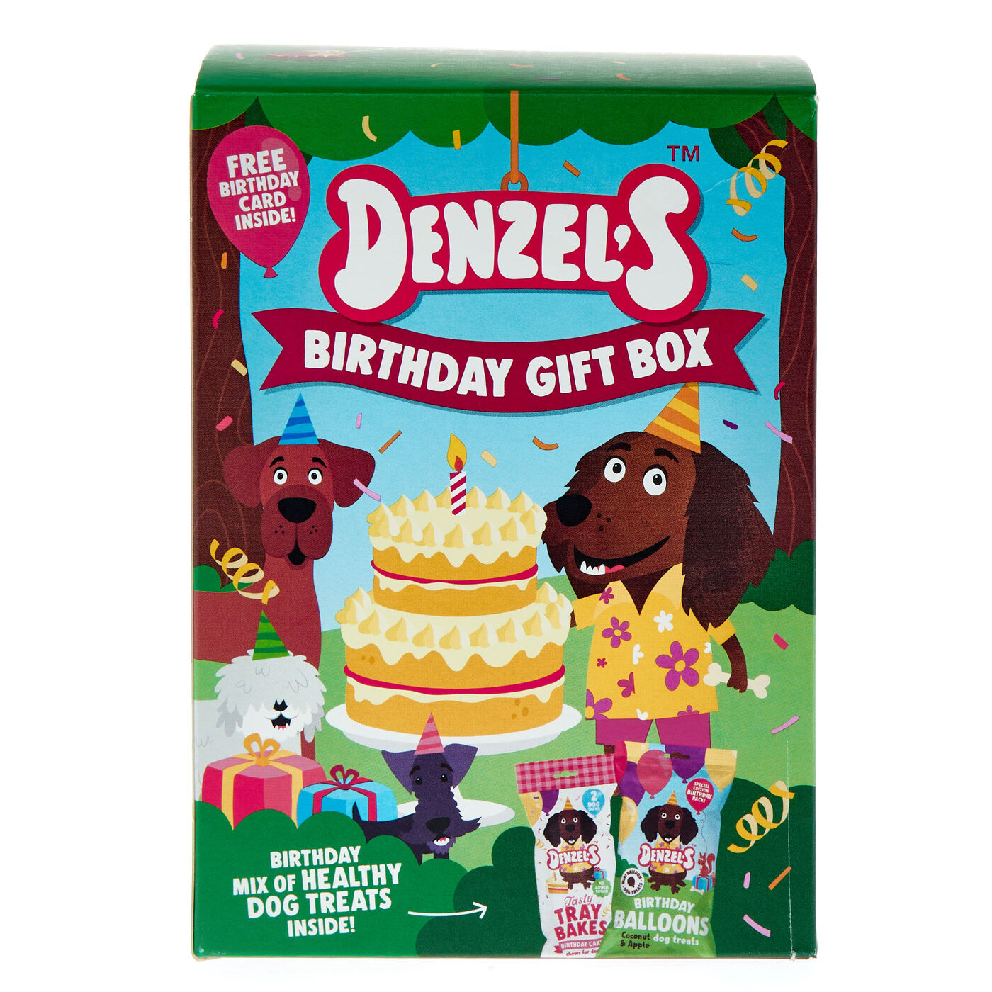 Buy Denzel's Dog Treat Birthday Box for GBP 4.99 Card Factory UK